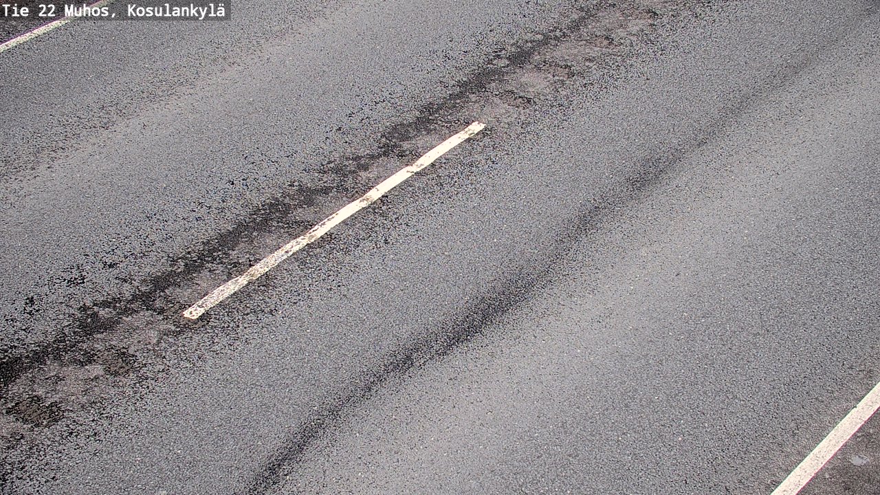 Weather Camera Image Road 22 Muhos, Kosulankylä, Muhos, Pohjois-Pohjanmaa