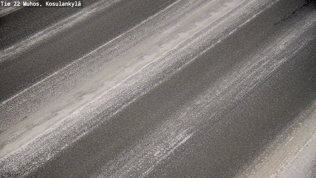 Weather Camera Image Road 22 Muhos, Kosulankylä, Muhos, Pohjois-Pohjanmaa