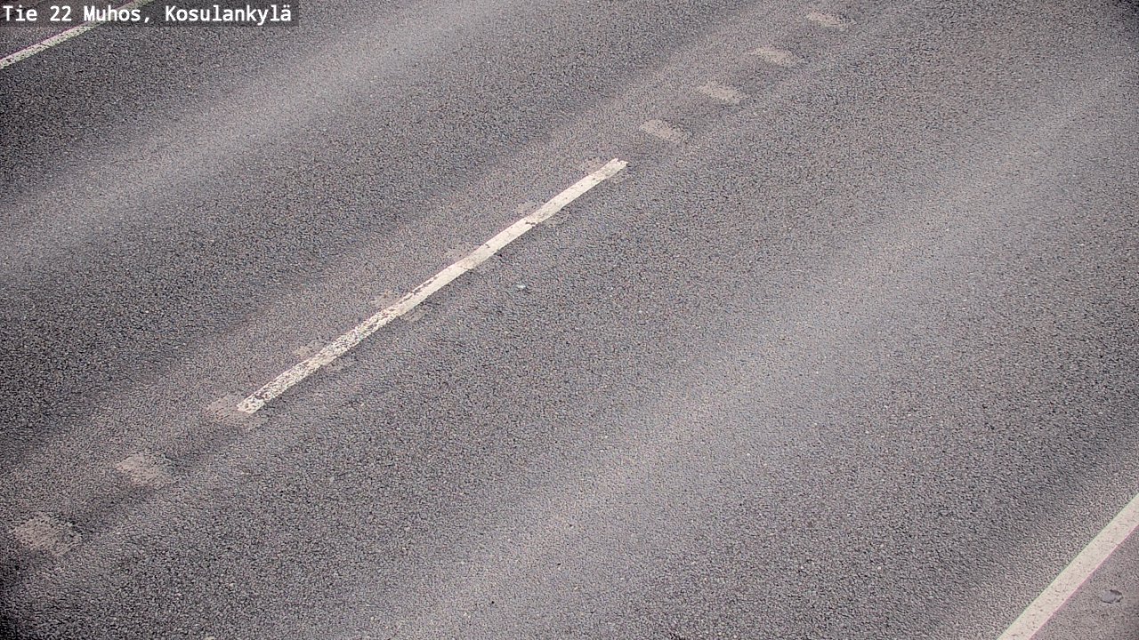 Weather Camera Image Väg 22 Muhos, Kosulankylä, Muhos, Pohjois-Pohjanmaa