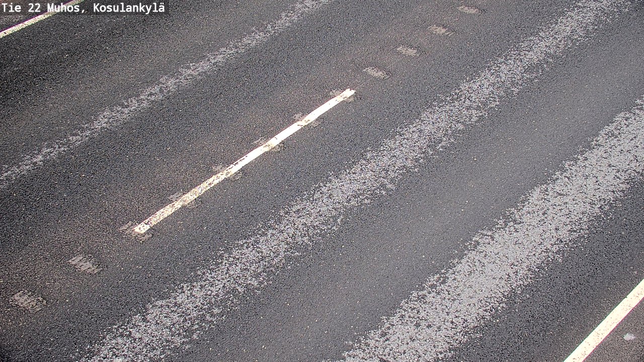 Weather Camera Image Road 22 Muhos, Kosulankylä, Muhos, Pohjois-Pohjanmaa