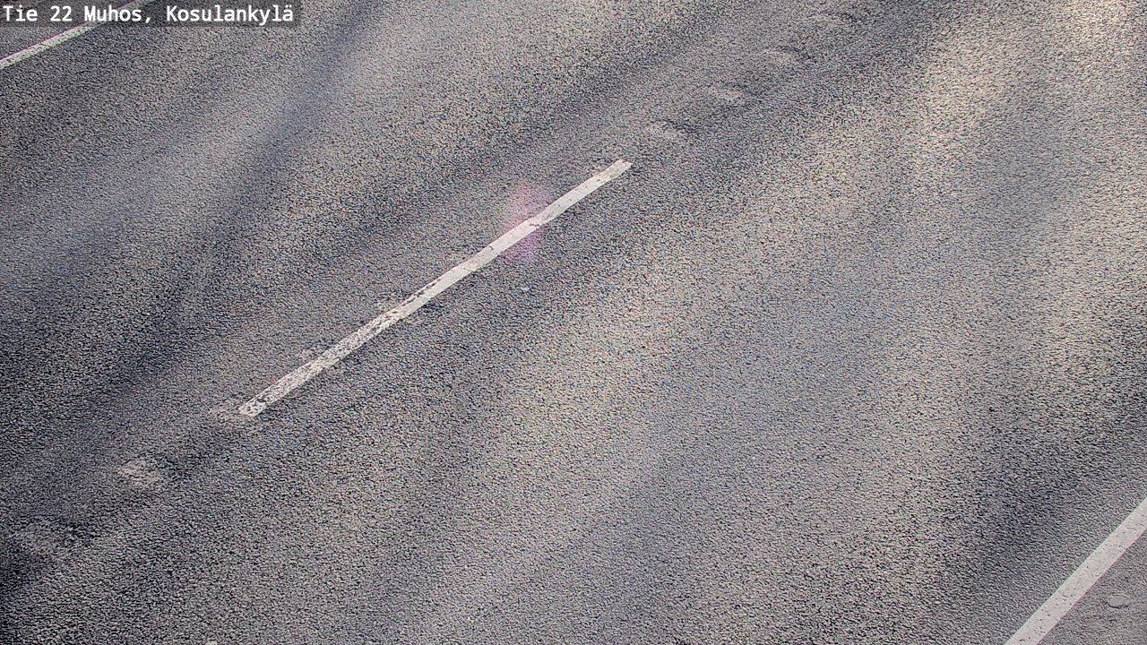 Weather Camera Image Väg 22 Muhos, Kosulankylä, Muhos, Pohjois-Pohjanmaa