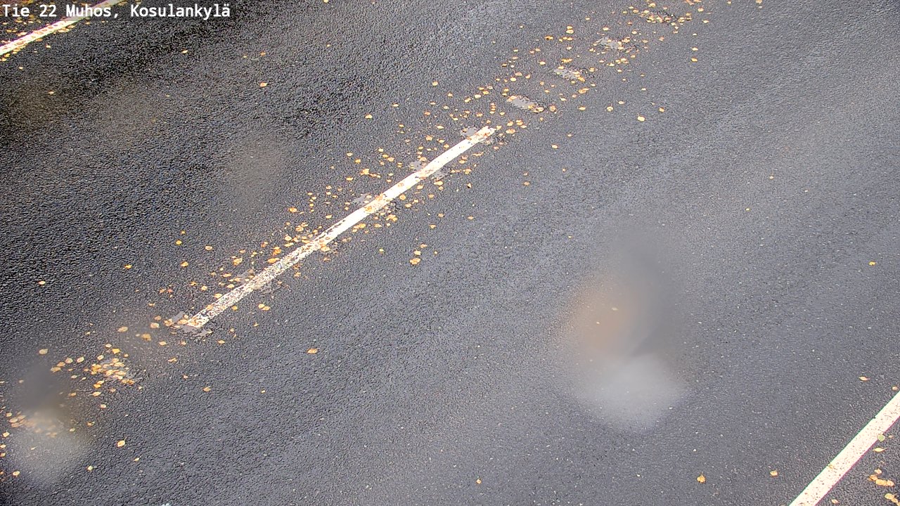 Weather Camera Image Road 22 Muhos, Kosulankylä, Muhos, Pohjois-Pohjanmaa