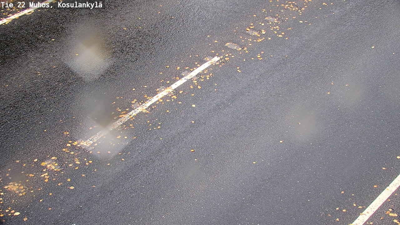Weather Camera Image Road 22 Muhos, Kosulankylä, Muhos, Pohjois-Pohjanmaa