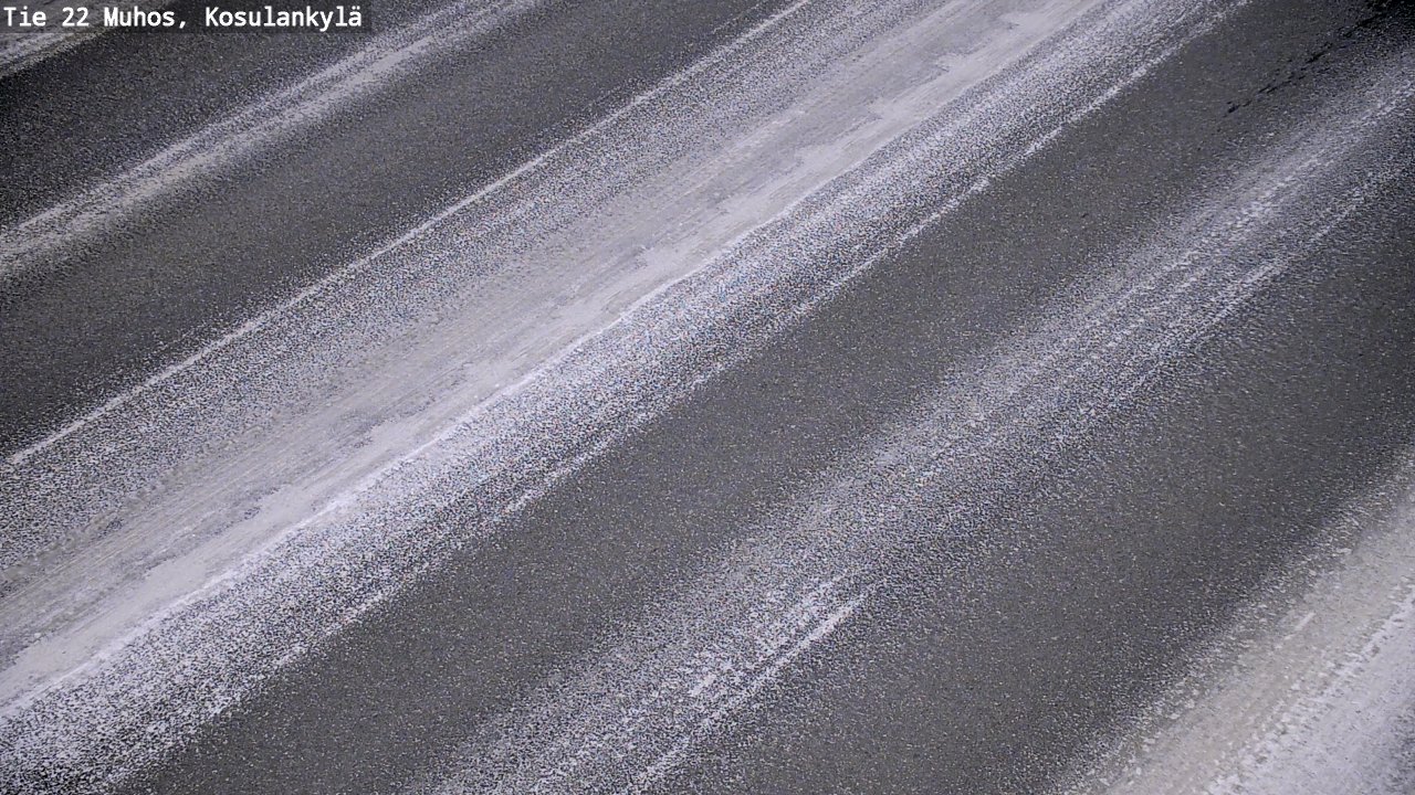 Weather Camera Image Road 22 Muhos, Kosulankylä, Muhos, Pohjois-Pohjanmaa