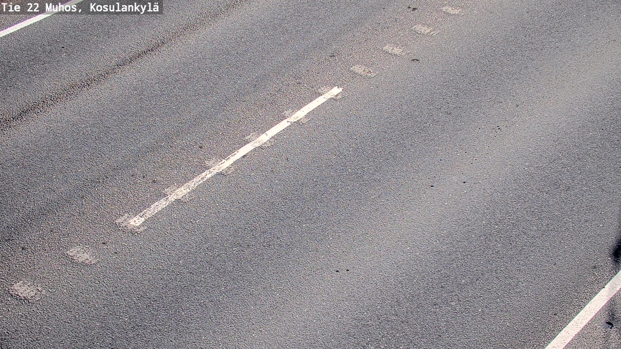 Weather Camera Image Road 22 Muhos, Kosulankylä, Muhos, Pohjois-Pohjanmaa