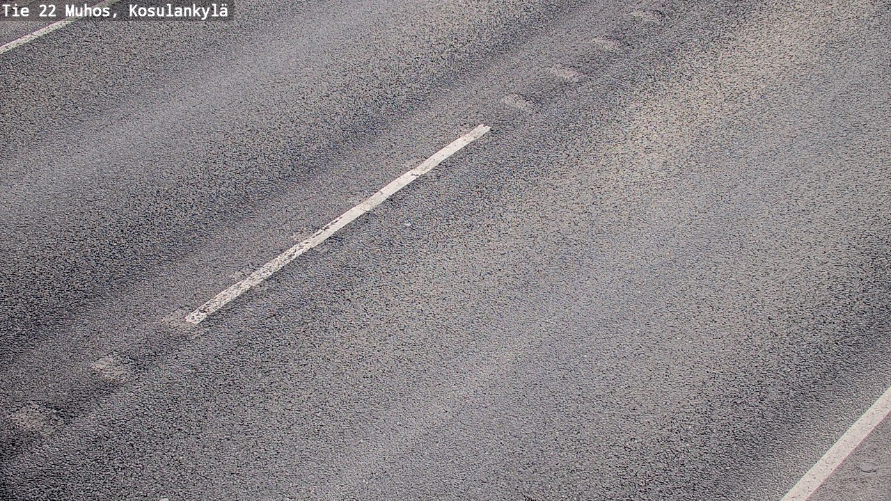Weather Camera Image Väg 22 Muhos, Kosulankylä, Muhos, Pohjois-Pohjanmaa
