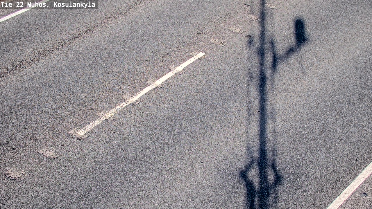Weather Camera Image Road 22 Muhos, Kosulankylä, Muhos, Pohjois-Pohjanmaa