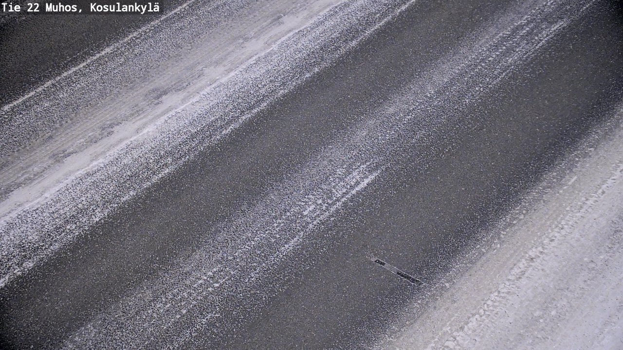 Weather Camera Image Road 22 Muhos, Kosulankylä, Muhos, Pohjois-Pohjanmaa