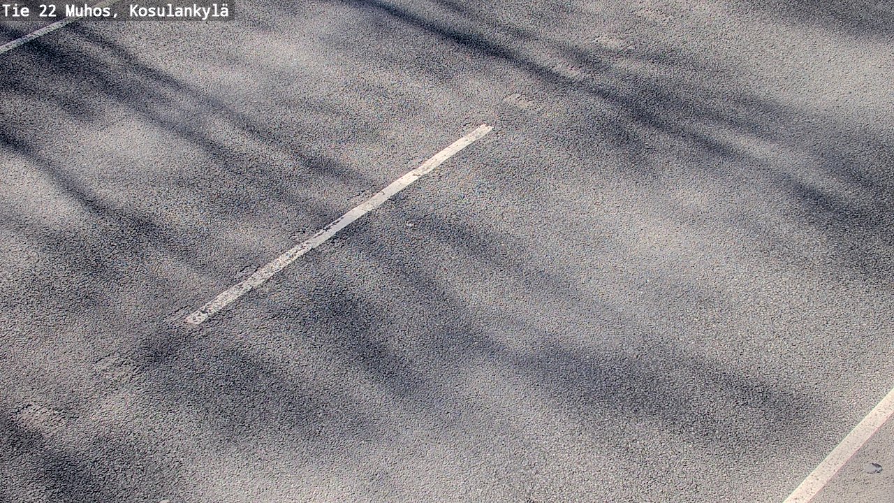 Weather Camera Image Väg 22 Muhos, Kosulankylä, Muhos, Pohjois-Pohjanmaa