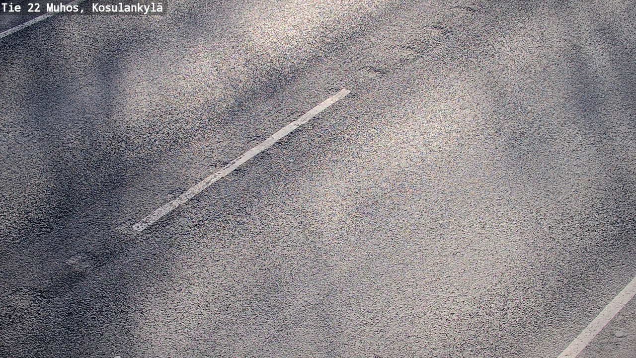 Weather Camera Image Väg 22 Muhos, Kosulankylä, Muhos, Pohjois-Pohjanmaa