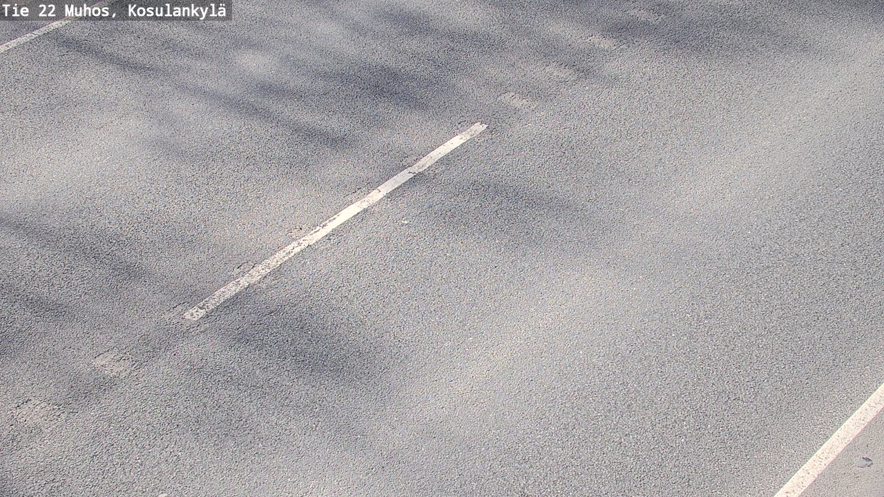 Weather Camera Image Väg 22 Muhos, Kosulankylä, Muhos, Pohjois-Pohjanmaa