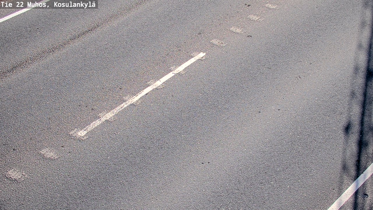 Weather Camera Image Road 22 Muhos, Kosulankylä, Muhos, Pohjois-Pohjanmaa