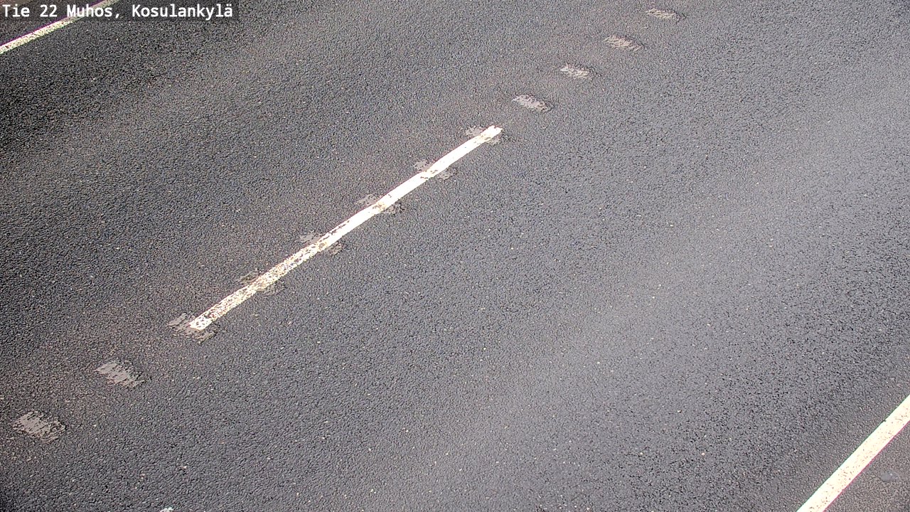 Weather Camera Image Road 22 Muhos, Kosulankylä, Muhos, Pohjois-Pohjanmaa