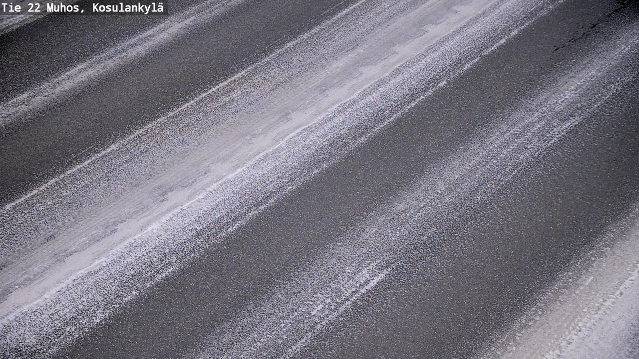 Weather Camera Image Road 22 Muhos, Kosulankylä, Muhos, Pohjois-Pohjanmaa
