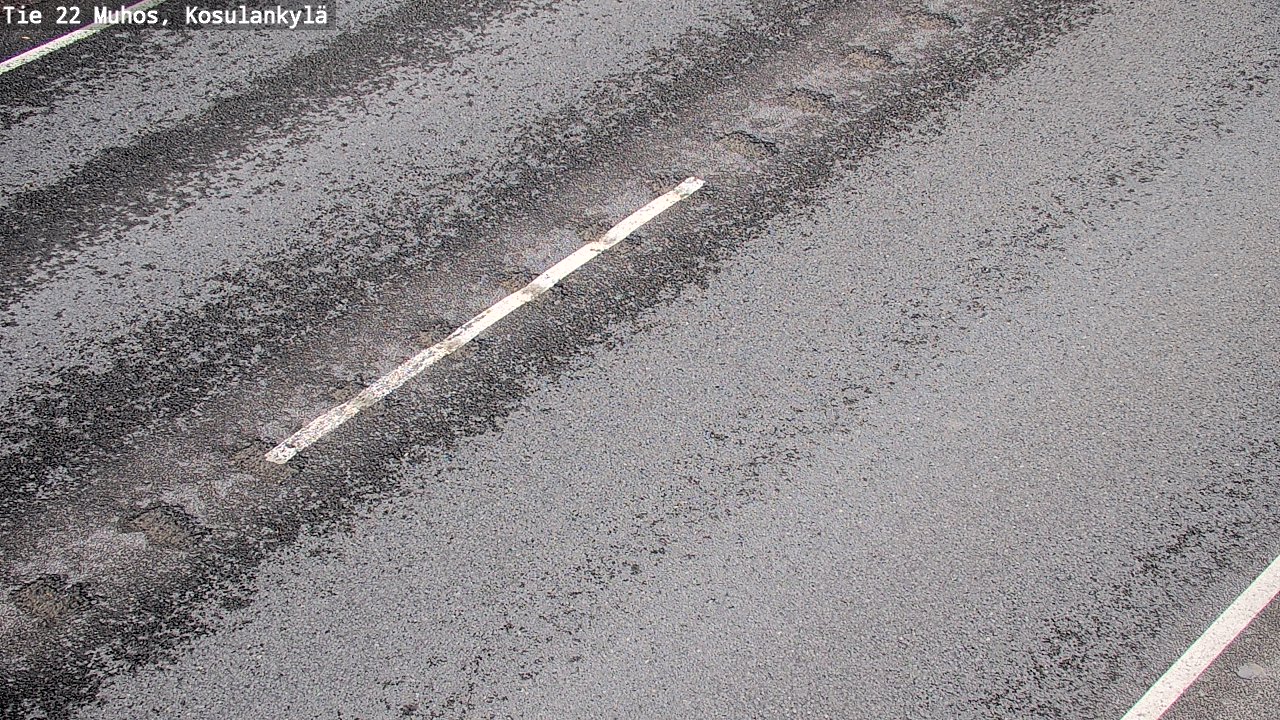 Weather Camera Image Road 22 Muhos, Kosulankylä, Muhos, Pohjois-Pohjanmaa