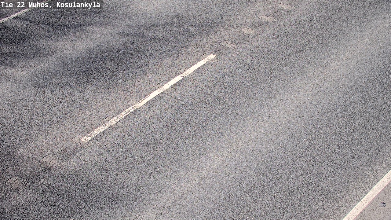 Weather Camera Image Road 22 Muhos, Kosulankylä, Muhos, Pohjois-Pohjanmaa