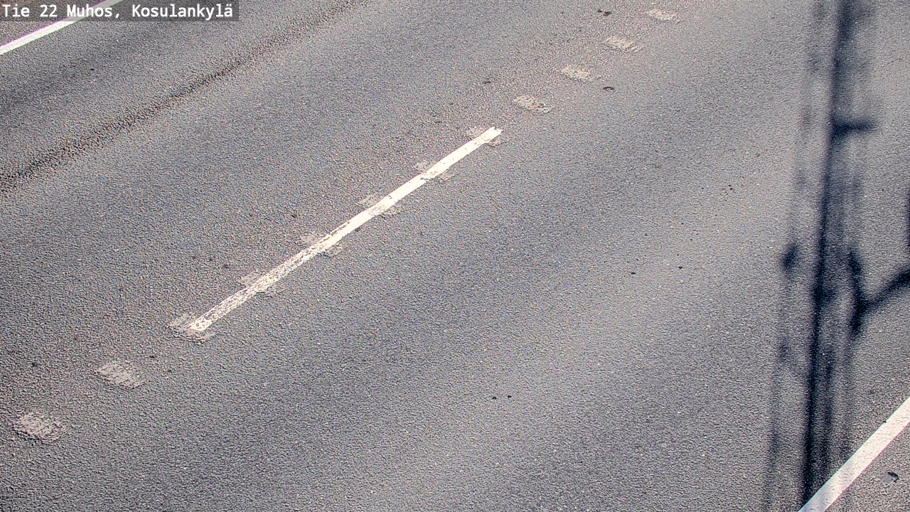 Weather Camera Image Road 22 Muhos, Kosulankylä, Muhos, Pohjois-Pohjanmaa