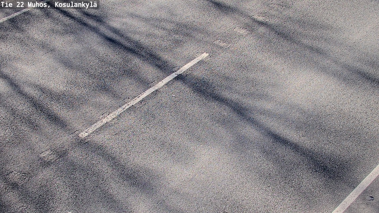 Weather Camera Image Väg 22 Muhos, Kosulankylä, Muhos, Pohjois-Pohjanmaa