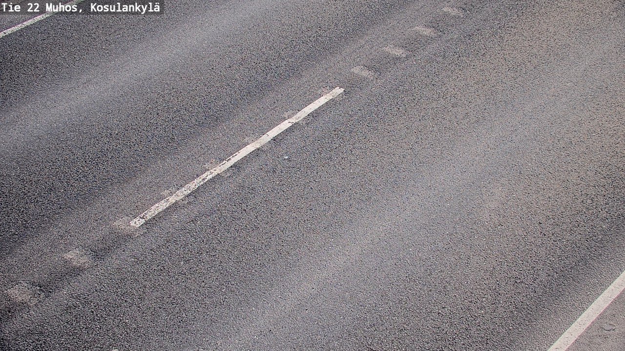 Weather Camera Image Väg 22 Muhos, Kosulankylä, Muhos, Pohjois-Pohjanmaa