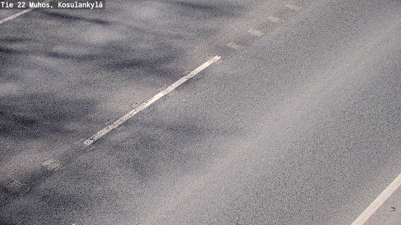 Weather Camera Image Väg 22 Muhos, Kosulankylä, Muhos, Pohjois-Pohjanmaa