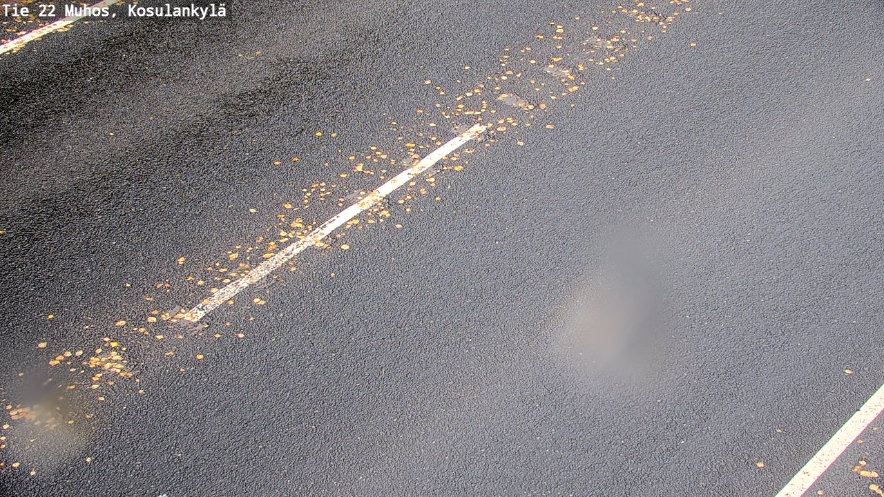 Weather Camera Image Road 22 Muhos, Kosulankylä, Muhos, Pohjois-Pohjanmaa