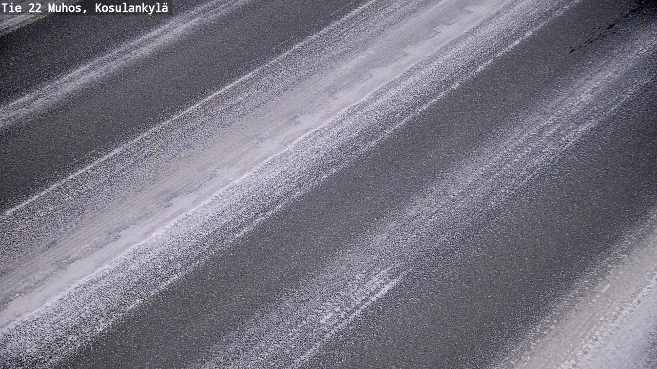 Weather Camera Image Road 22 Muhos, Kosulankylä, Muhos, Pohjois-Pohjanmaa