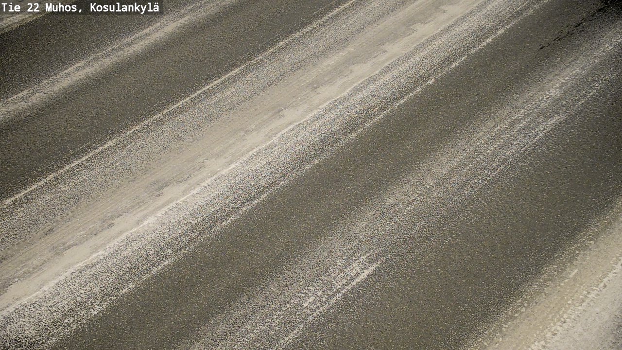 Weather Camera Image Road 22 Muhos, Kosulankylä, Muhos, Pohjois-Pohjanmaa