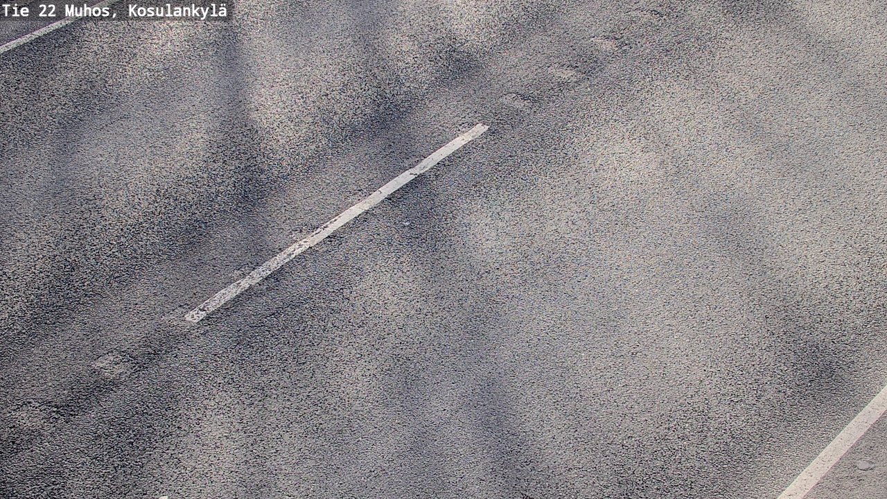 Weather Camera Image Väg 22 Muhos, Kosulankylä, Muhos, Pohjois-Pohjanmaa