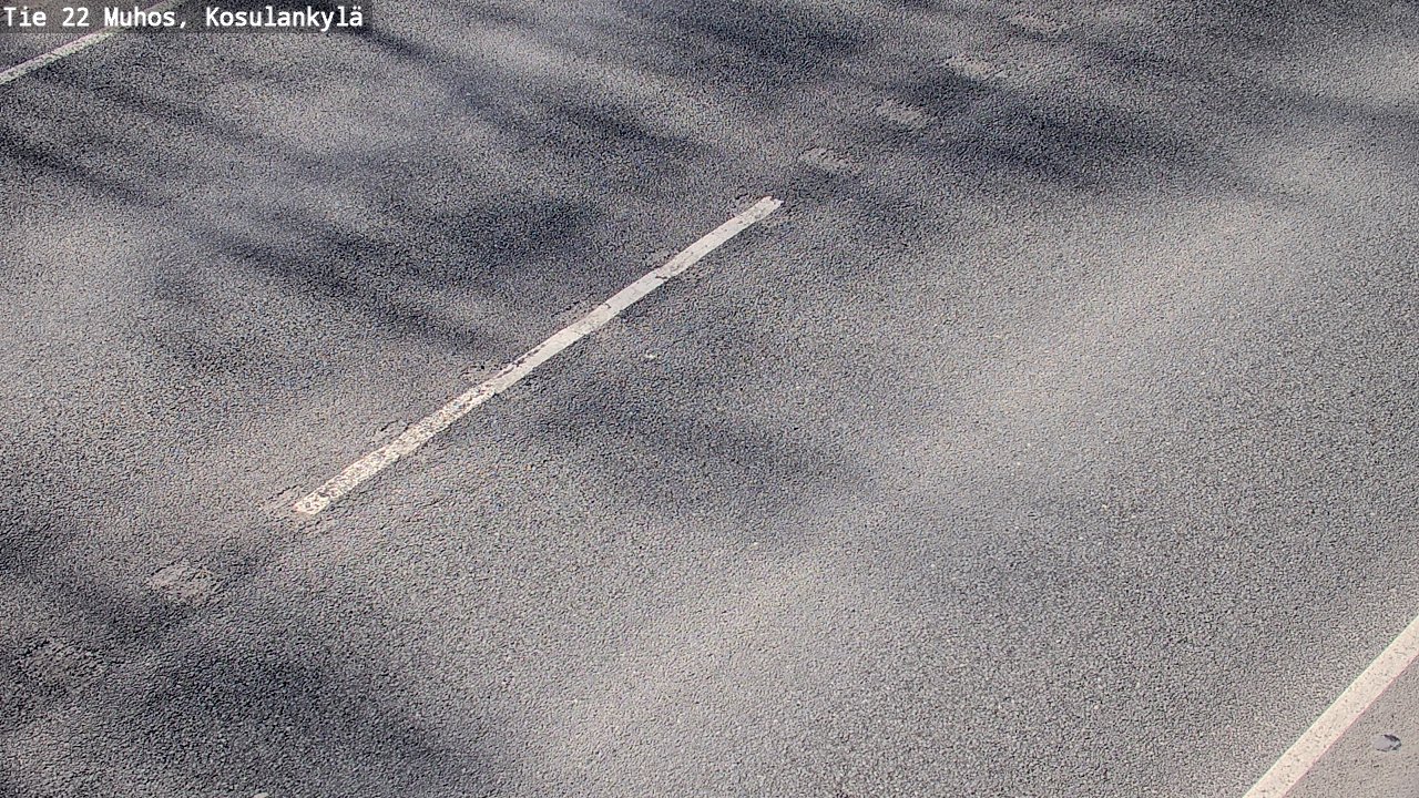 Weather Camera Image Väg 22 Muhos, Kosulankylä, Muhos, Pohjois-Pohjanmaa