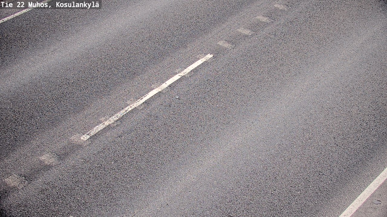 Weather Camera Image Väg 22 Muhos, Kosulankylä, Muhos, Pohjois-Pohjanmaa