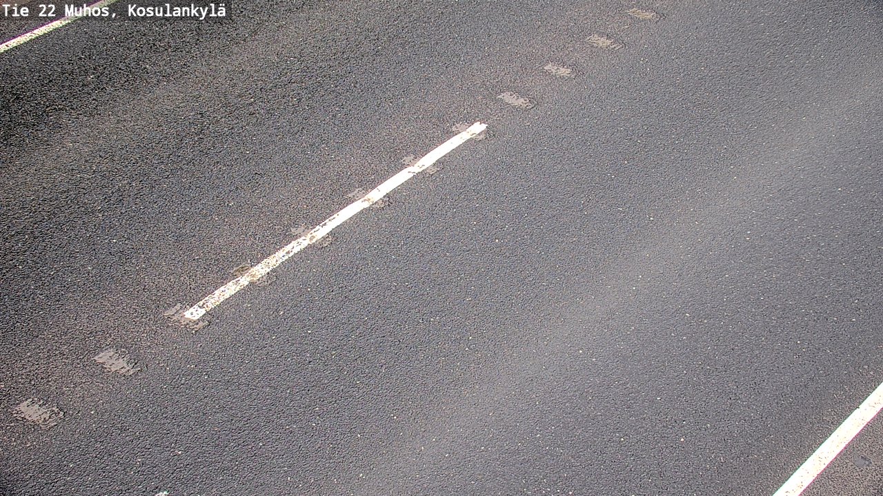 Weather Camera Image Road 22 Muhos, Kosulankylä, Muhos, Pohjois-Pohjanmaa