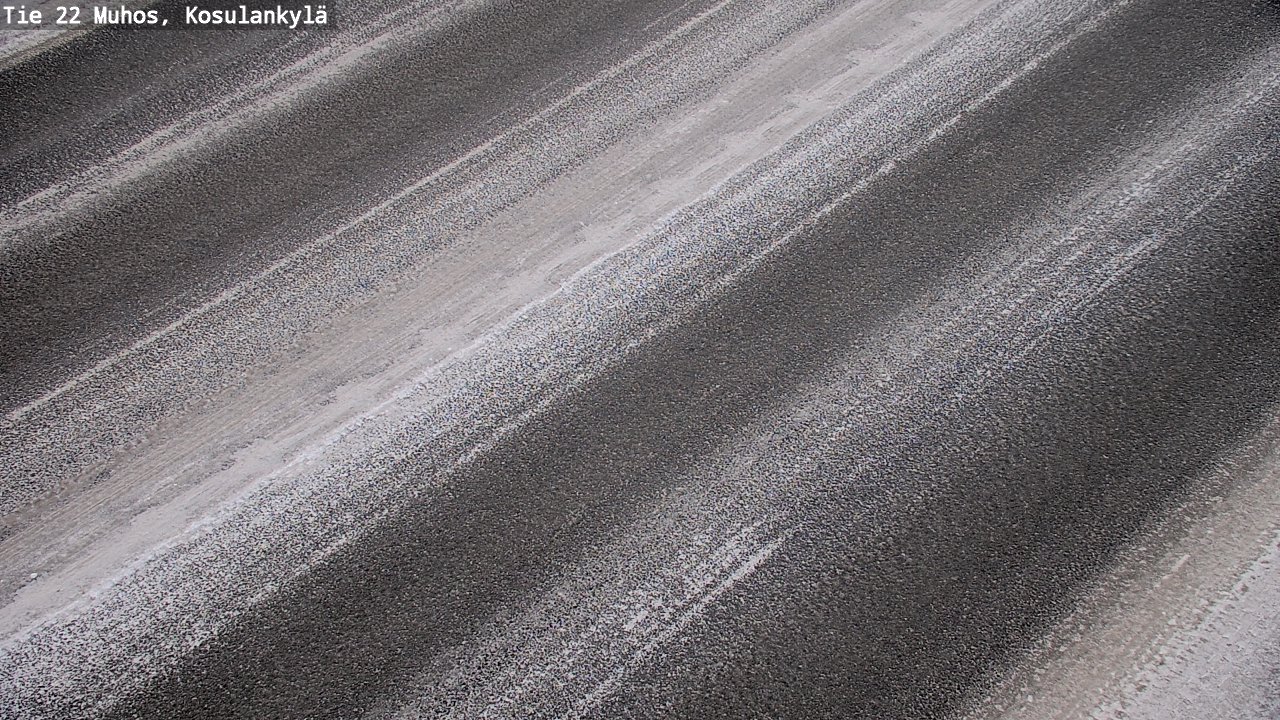 Weather Camera Image Road 22 Muhos, Kosulankylä, Muhos, Pohjois-Pohjanmaa
