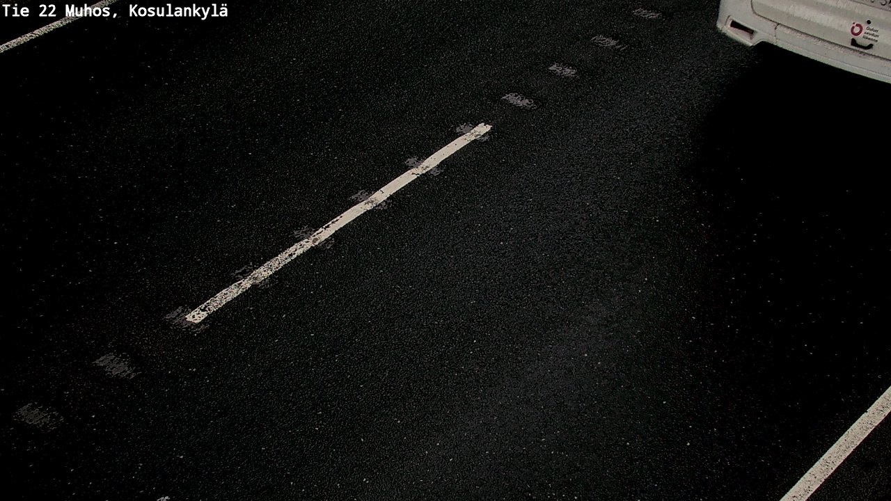 Weather Camera Image Road 22 Muhos, Kosulankylä, Muhos, Pohjois-Pohjanmaa