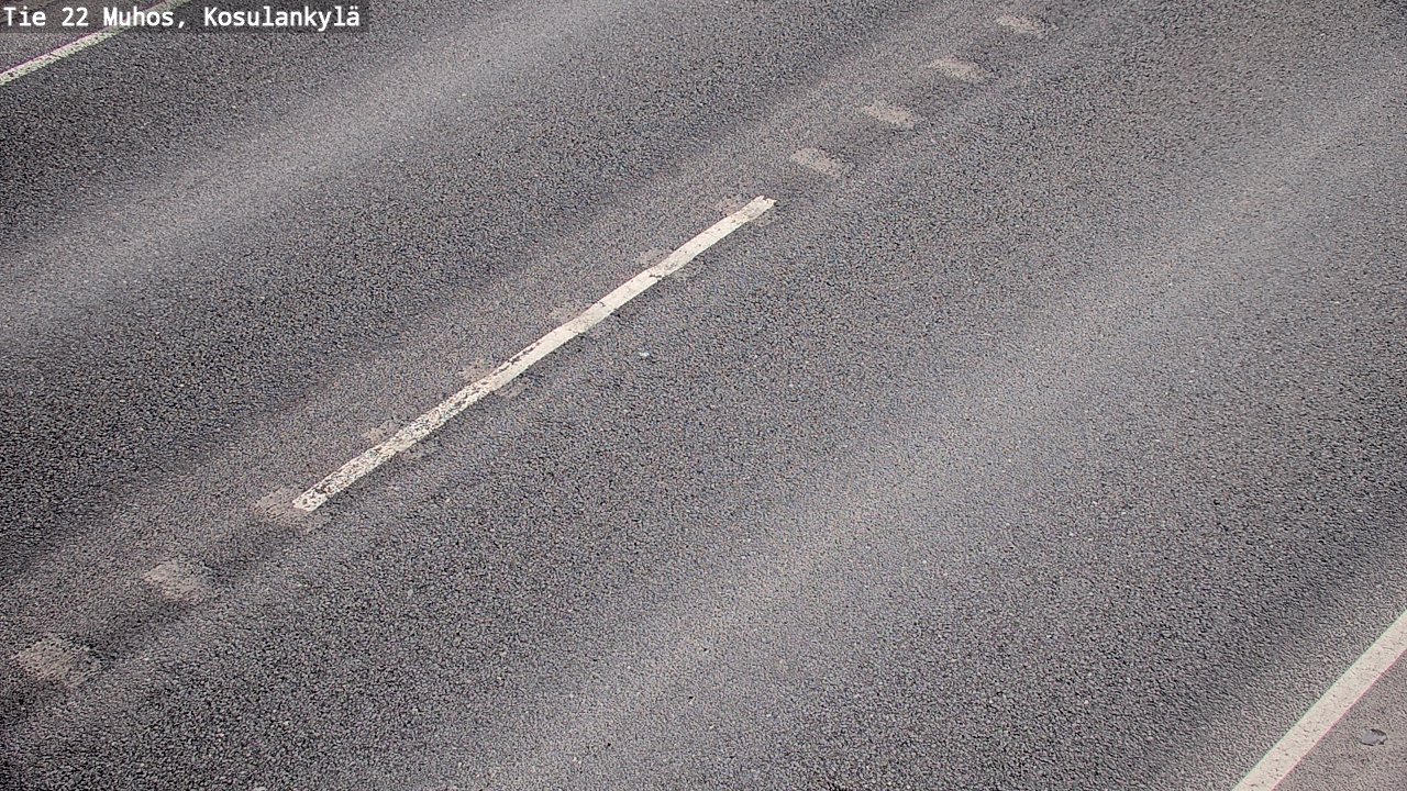 Weather Camera Image Väg 22 Muhos, Kosulankylä, Muhos, Pohjois-Pohjanmaa