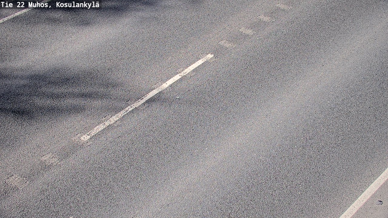 Weather Camera Image Väg 22 Muhos, Kosulankylä, Muhos, Pohjois-Pohjanmaa