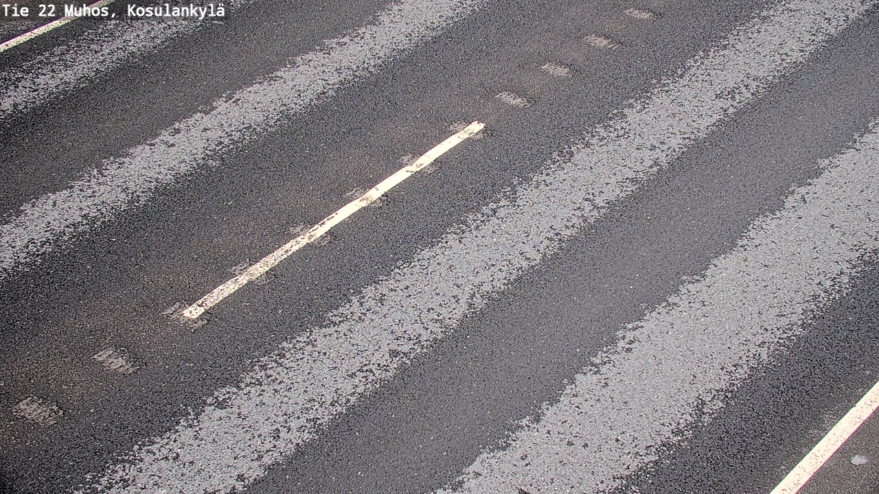 Weather Camera Image Road 22 Muhos, Kosulankylä, Muhos, Pohjois-Pohjanmaa