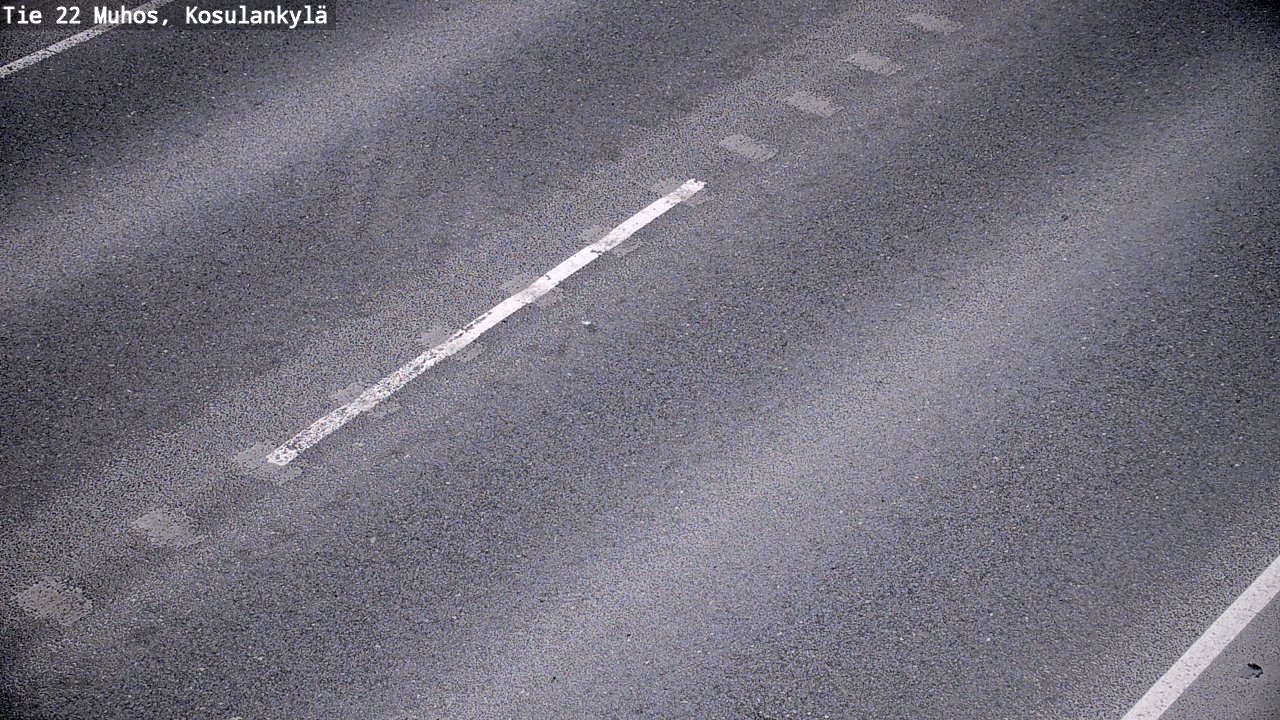 Weather Camera Image Väg 22 Muhos, Kosulankylä, Muhos, Pohjois-Pohjanmaa