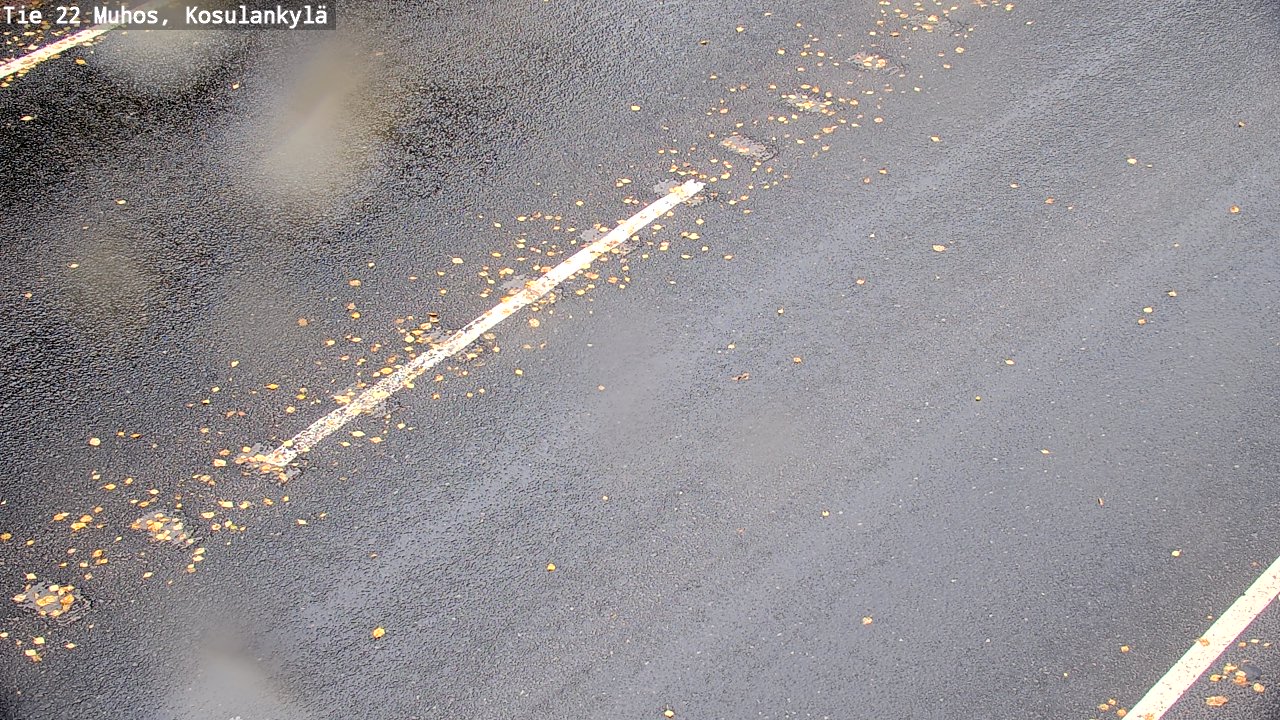 Weather Camera Image Road 22 Muhos, Kosulankylä, Muhos, Pohjois-Pohjanmaa
