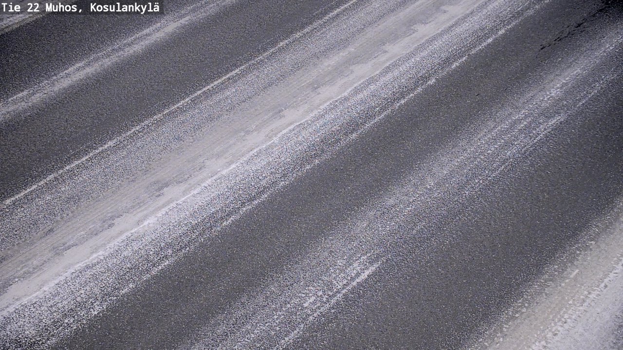 Weather Camera Image Road 22 Muhos, Kosulankylä, Muhos, Pohjois-Pohjanmaa