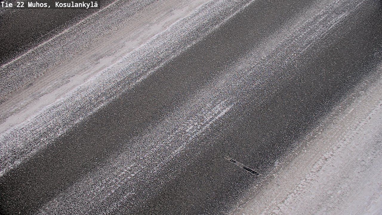 Weather Camera Image Road 22 Muhos, Kosulankylä, Muhos, Pohjois-Pohjanmaa