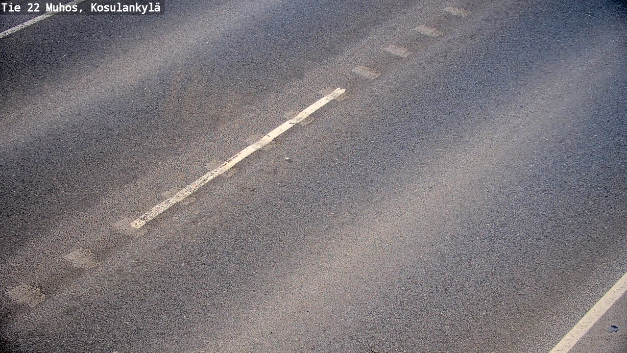 Weather Camera Image Väg 22 Muhos, Kosulankylä, Muhos, Pohjois-Pohjanmaa