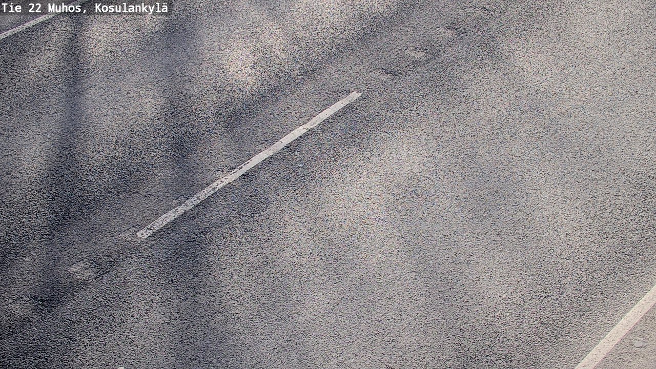 Weather Camera Image Väg 22 Muhos, Kosulankylä, Muhos, Pohjois-Pohjanmaa