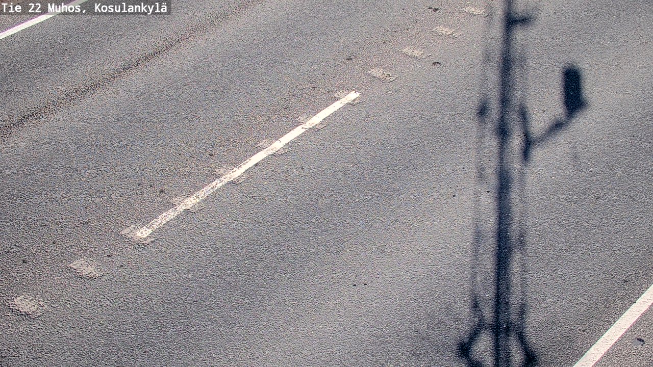 Weather Camera Image Road 22 Muhos, Kosulankylä, Muhos, Pohjois-Pohjanmaa