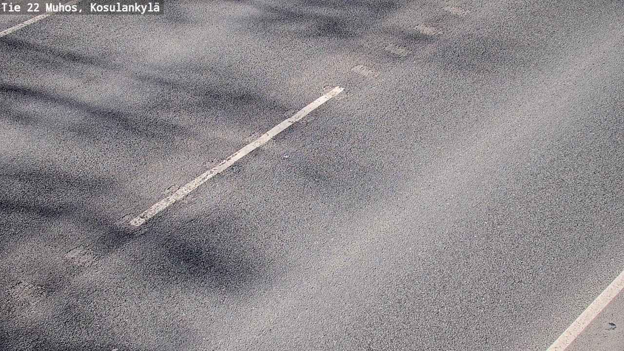 Weather Camera Image Väg 22 Muhos, Kosulankylä, Muhos, Pohjois-Pohjanmaa