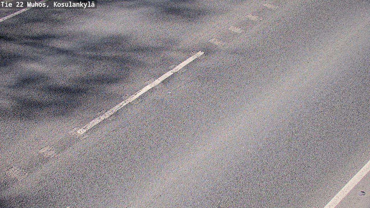 Weather Camera Image Väg 22 Muhos, Kosulankylä, Muhos, Pohjois-Pohjanmaa