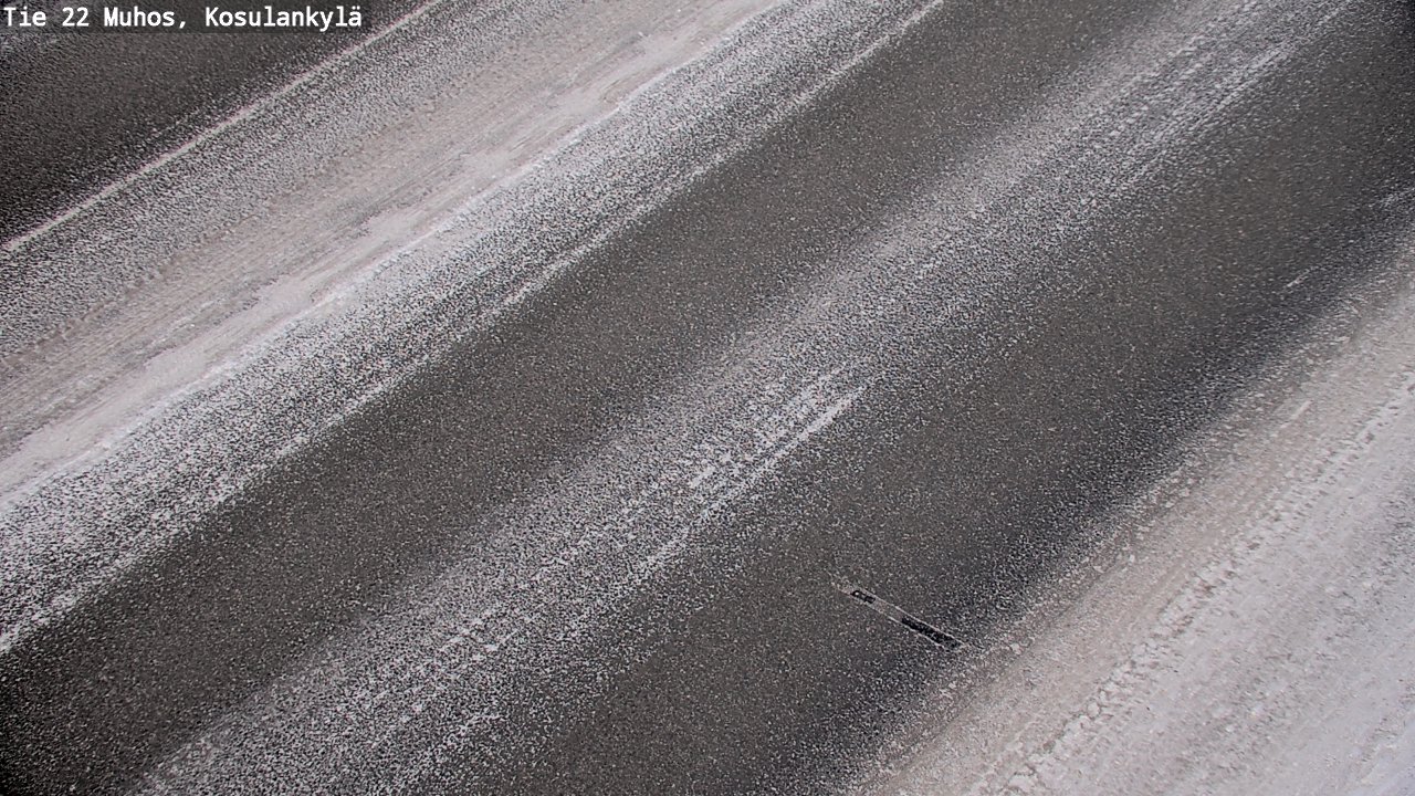 Weather Camera Image Road 22 Muhos, Kosulankylä, Muhos, Pohjois-Pohjanmaa