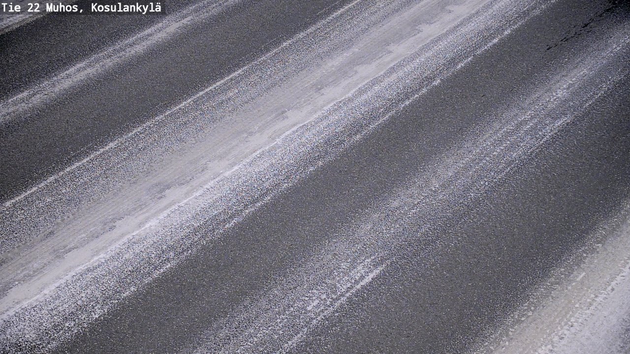 Weather Camera Image Road 22 Muhos, Kosulankylä, Muhos, Pohjois-Pohjanmaa