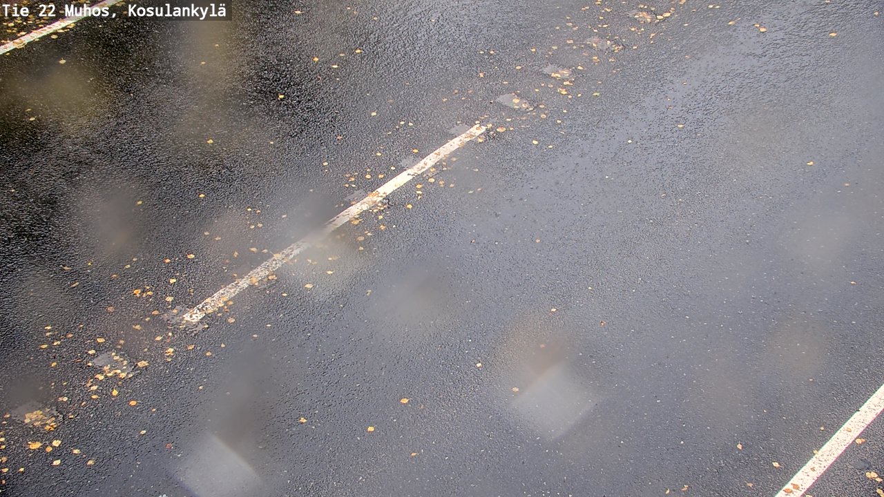 Weather Camera Image Road 22 Muhos, Kosulankylä, Muhos, Pohjois-Pohjanmaa