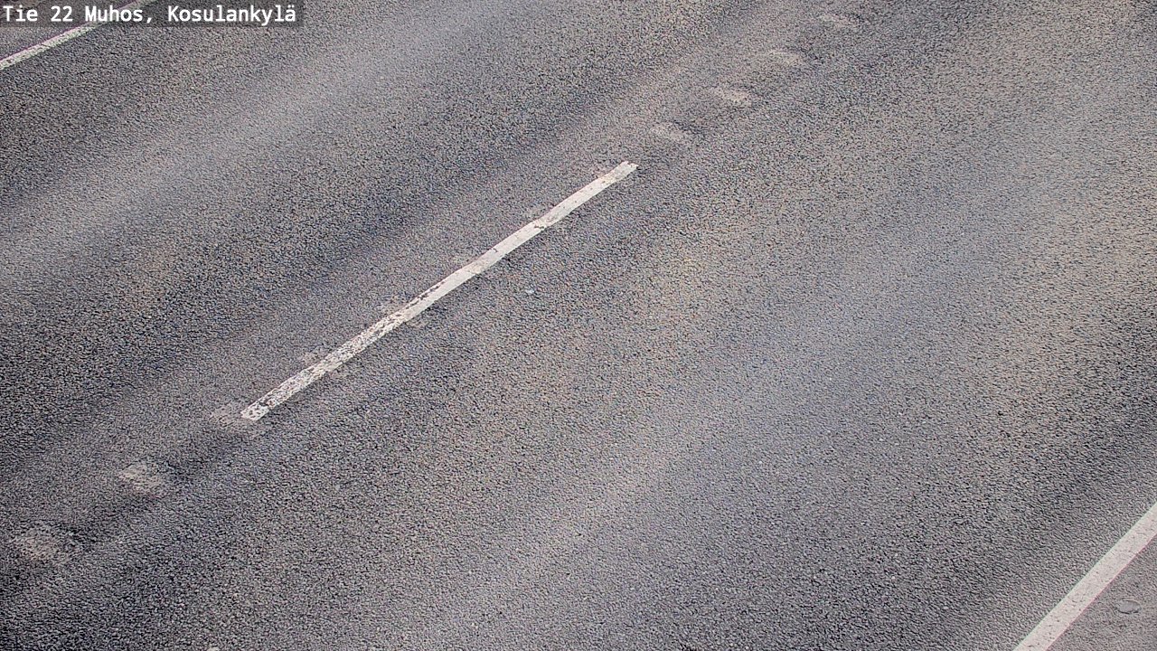 Weather Camera Image Väg 22 Muhos, Kosulankylä, Muhos, Pohjois-Pohjanmaa