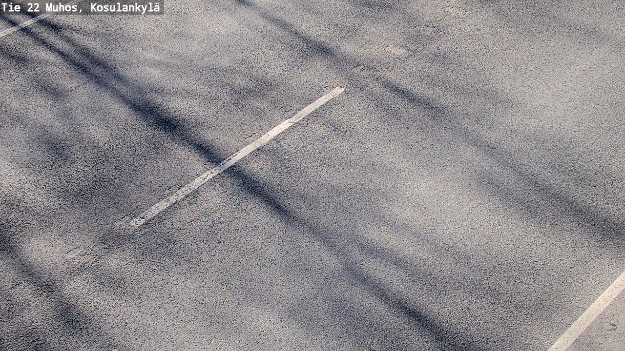 Weather Camera Image Väg 22 Muhos, Kosulankylä, Muhos, Pohjois-Pohjanmaa
